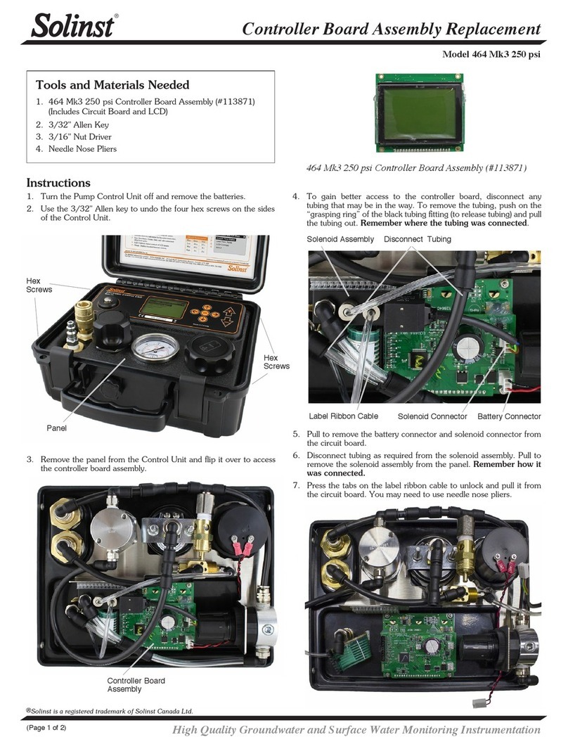 Solinst 464 Mk3 250 psi Replacement