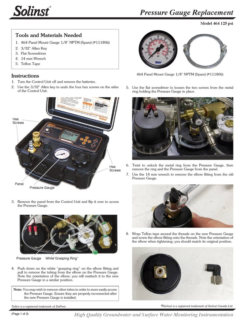 Solinst 464 125 psi Replacement