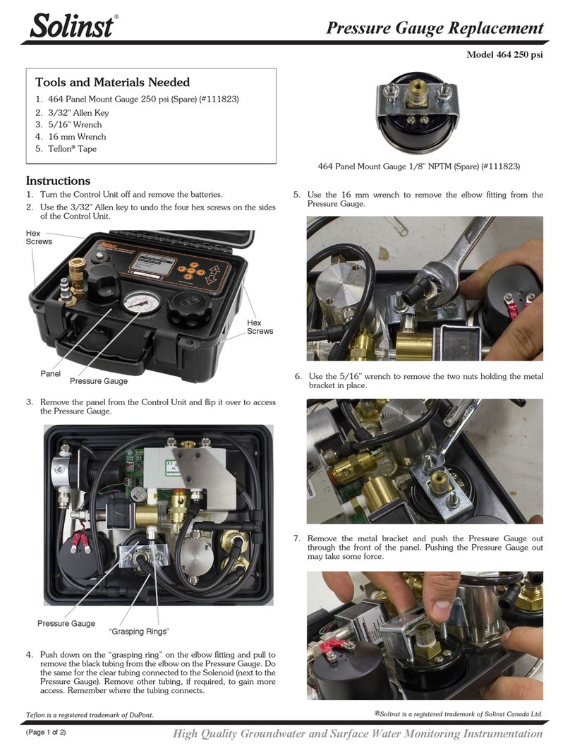 Solinst 464 250 psi Replacement