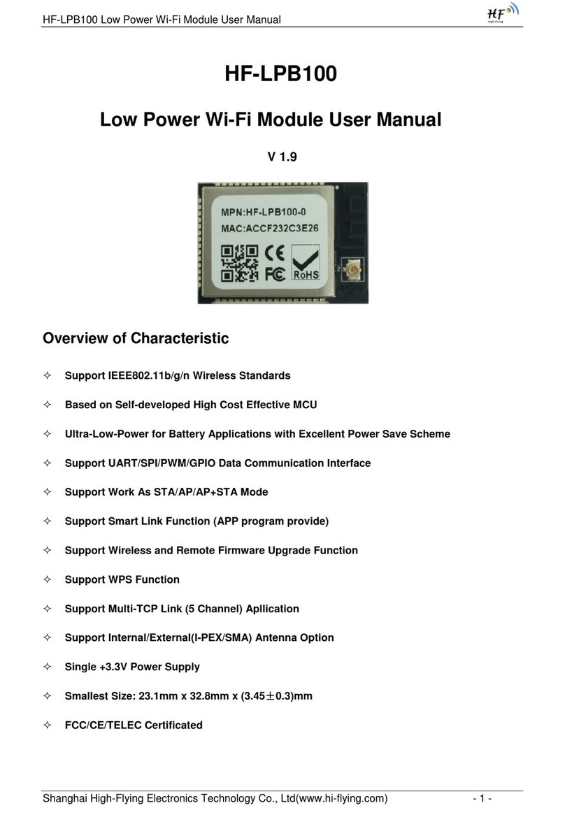 High-Flying HF-LPB100 user manual