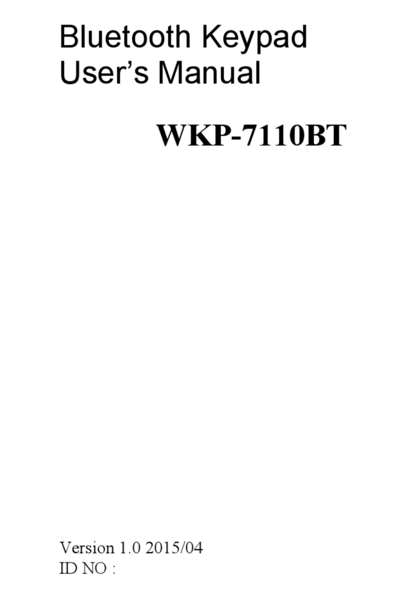 Ortek WKP-7110BT user manual
