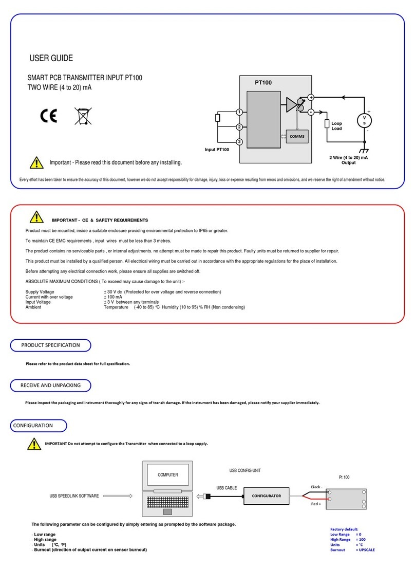 Status PT100 user guide