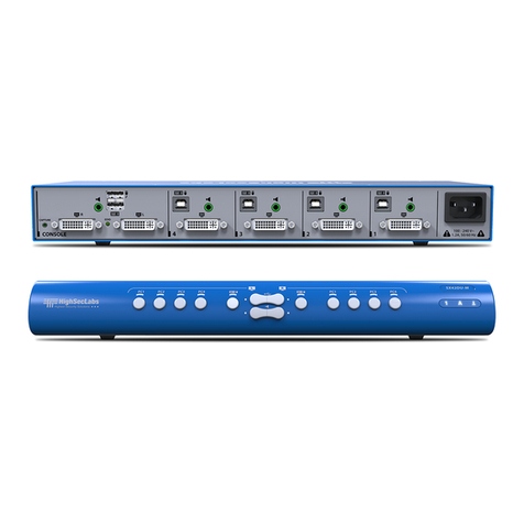 High Sec Labs Mini-Matrix SX22D-3 User manual High Sec Labs Mini-Matrix SX22D-3 User manual