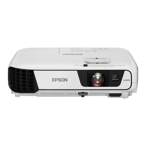 Epson EB-X31 Operating and maintenance manual
