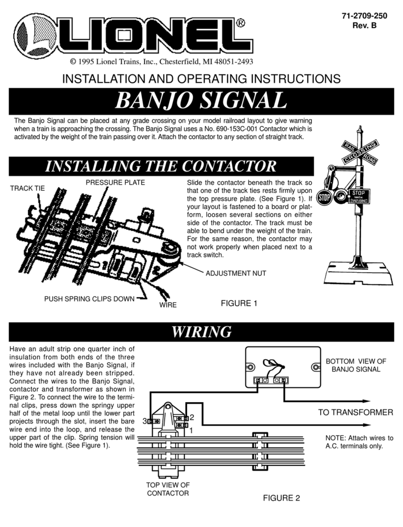 Lionel BANJO SIGNAL User manual