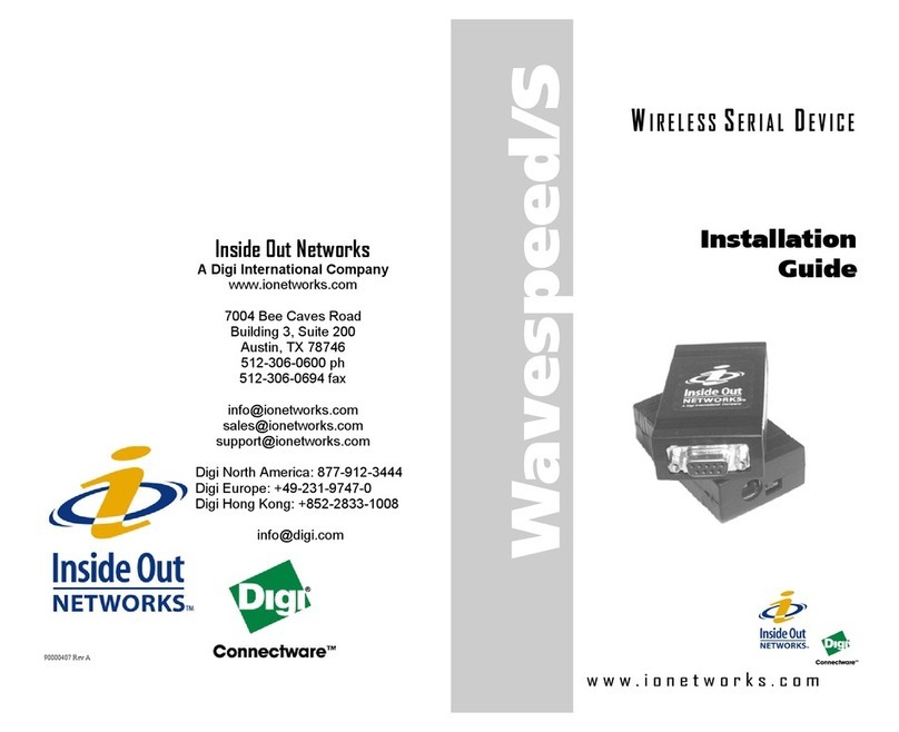 Inside Out Networks Wavespeed/S installation guide