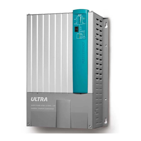 Mastervolt MASS COMBI ULTRA 12/3000-150 Operating manual