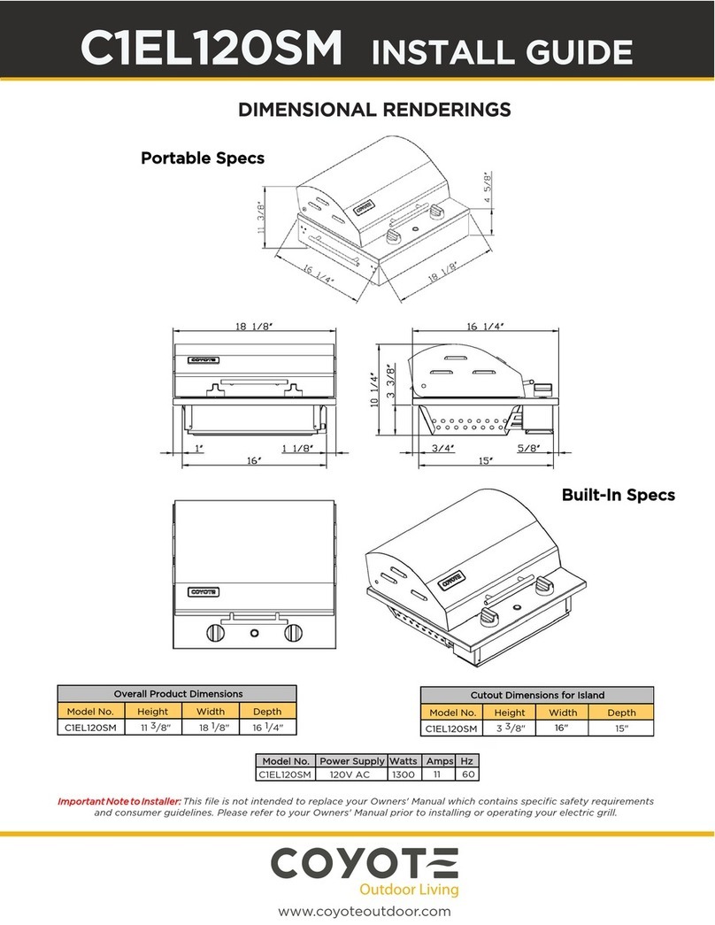 Coyote C1EL120SM User manual