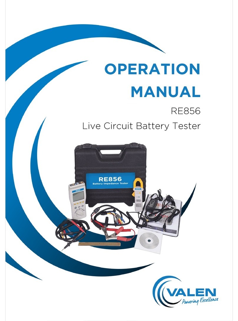 Valen RE856 Operation manual Valen RE856 Operation manual
