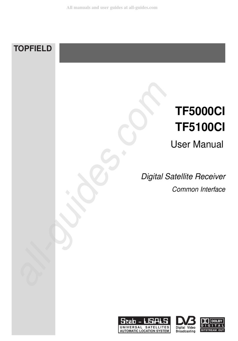 Topfield TF5000CI User manual