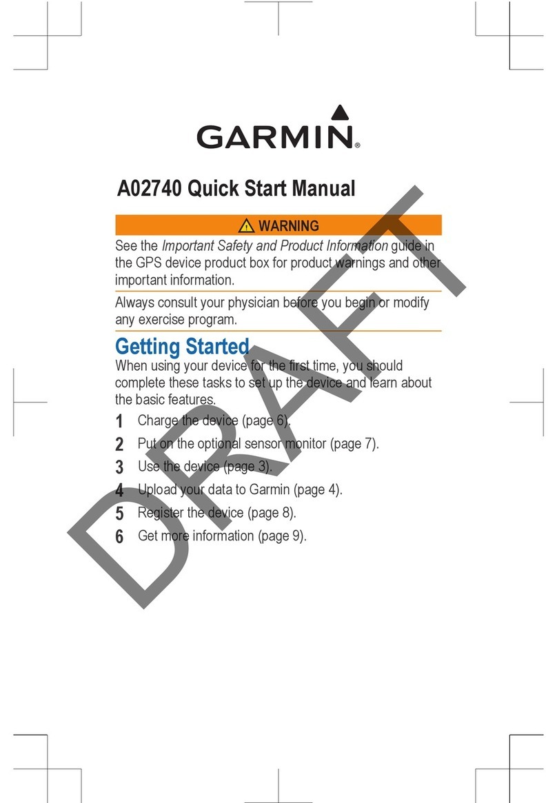 Garmin A02740 Quick start manual