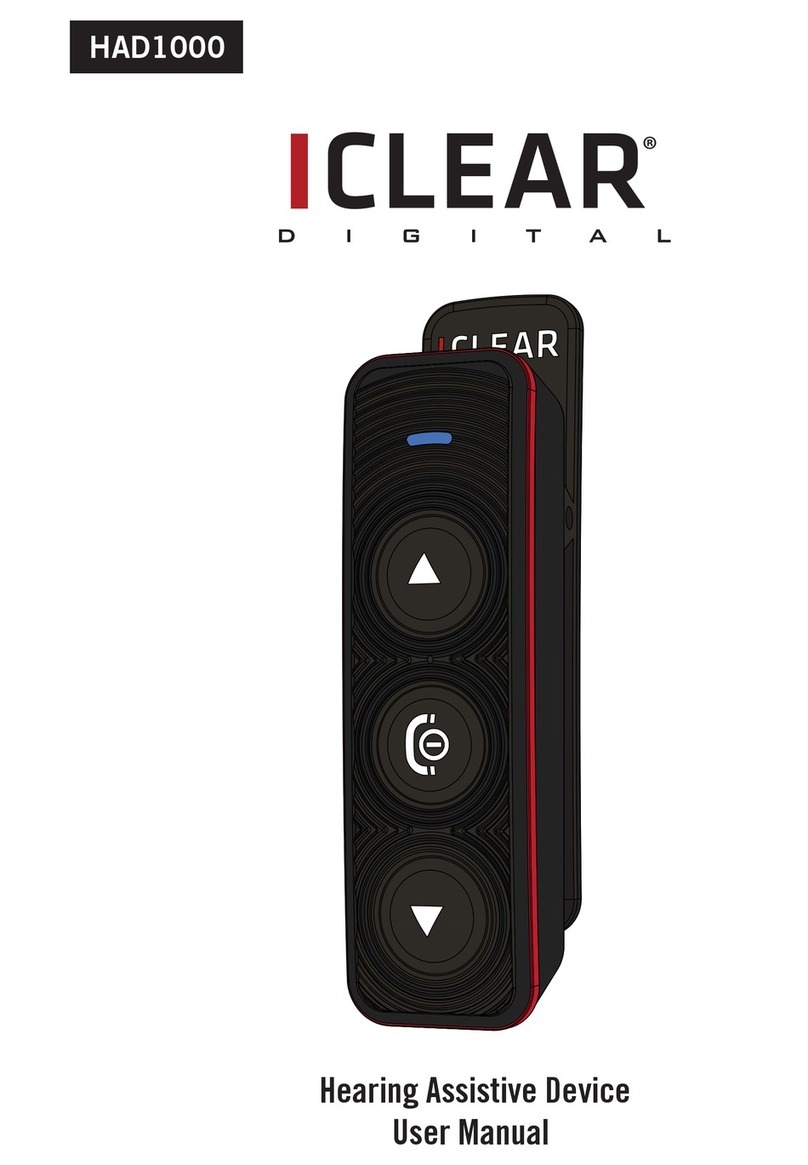Iclear Digital HAD1000 User manual