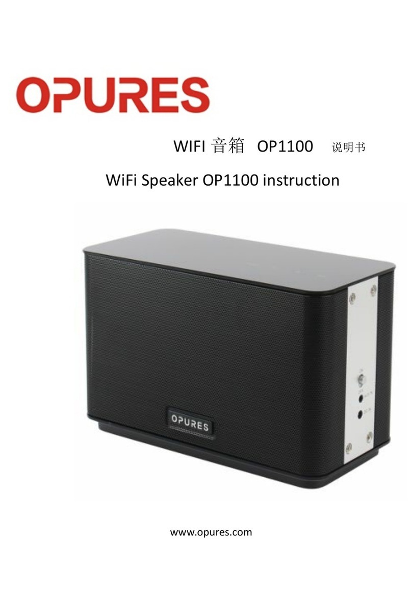 OPURES OP1100 Instruction