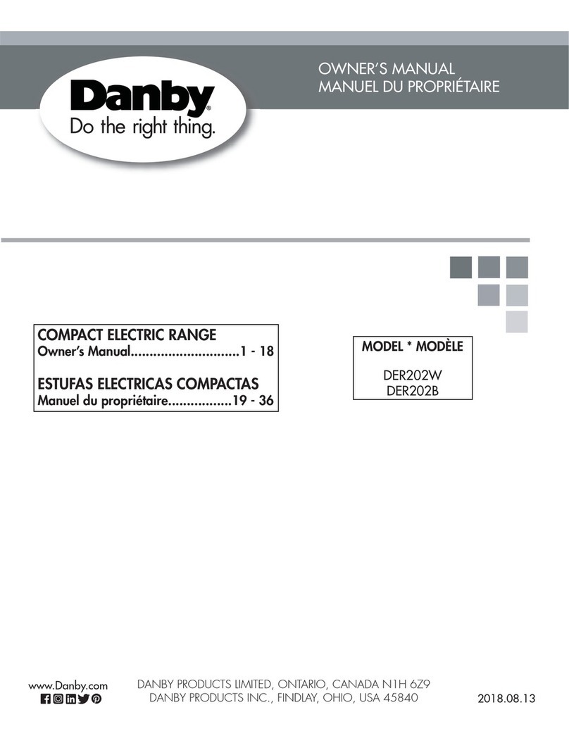 Danby DER202W owner's manual Danby DER202W owner's manual