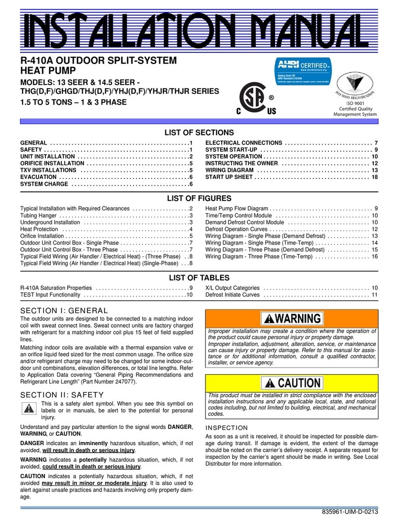 York THGD Series installation manual