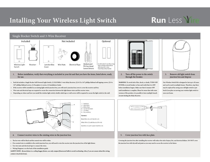 Lesswire WSK-IG installation manual