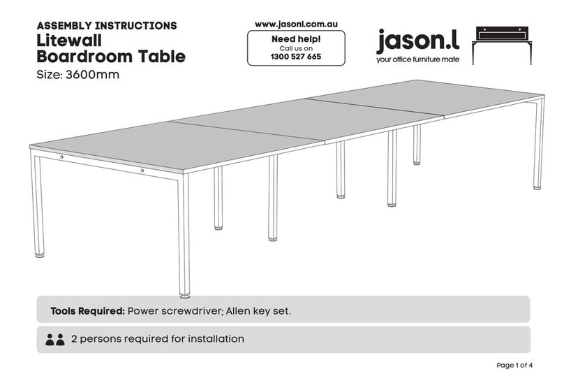 Jason.L Litewall Boardroom Table User manual Jason.L Litewall Boardroom Table User manual