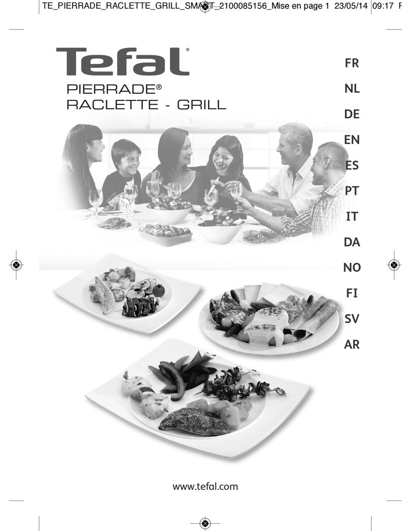 TEFAL Pierrade Series manual