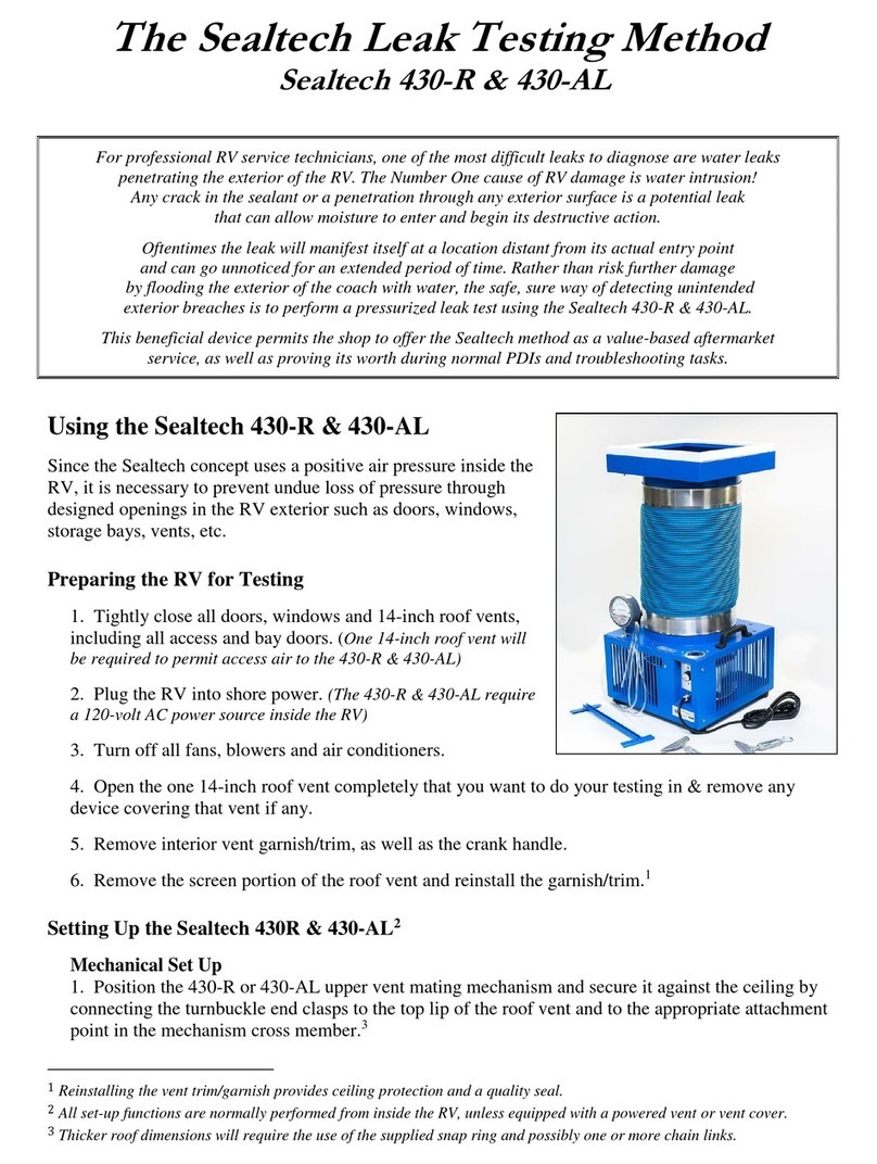 Sealtech 430-R operating instructions