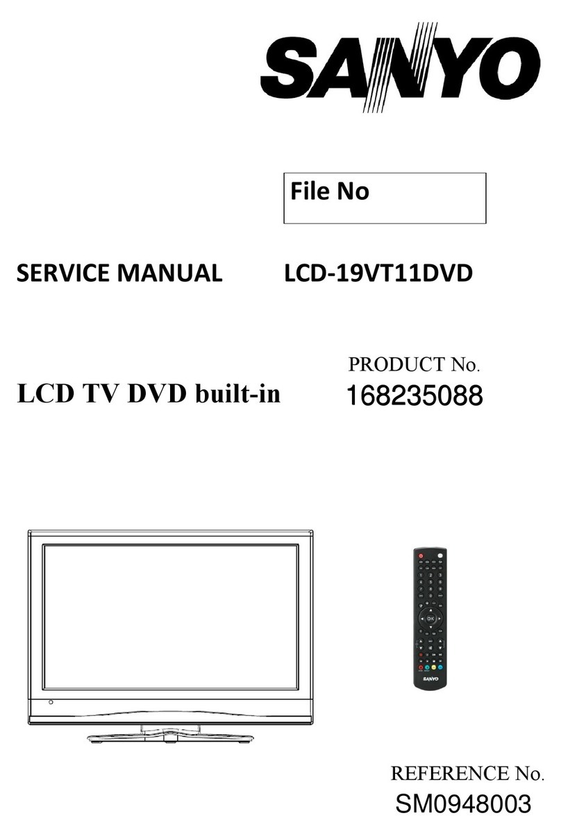 Sanyo LCD-19VT11DVD Service manual