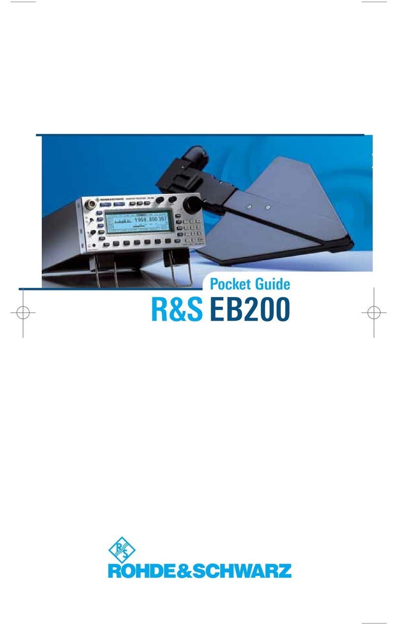 Rohde & Schwarz EB200 Pocket guide