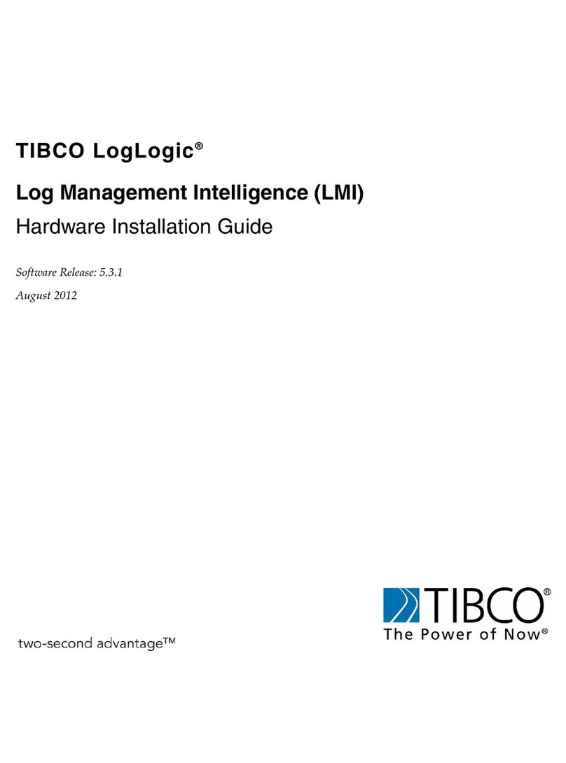 TIBCO LogLogic LX series Hardware installation guide