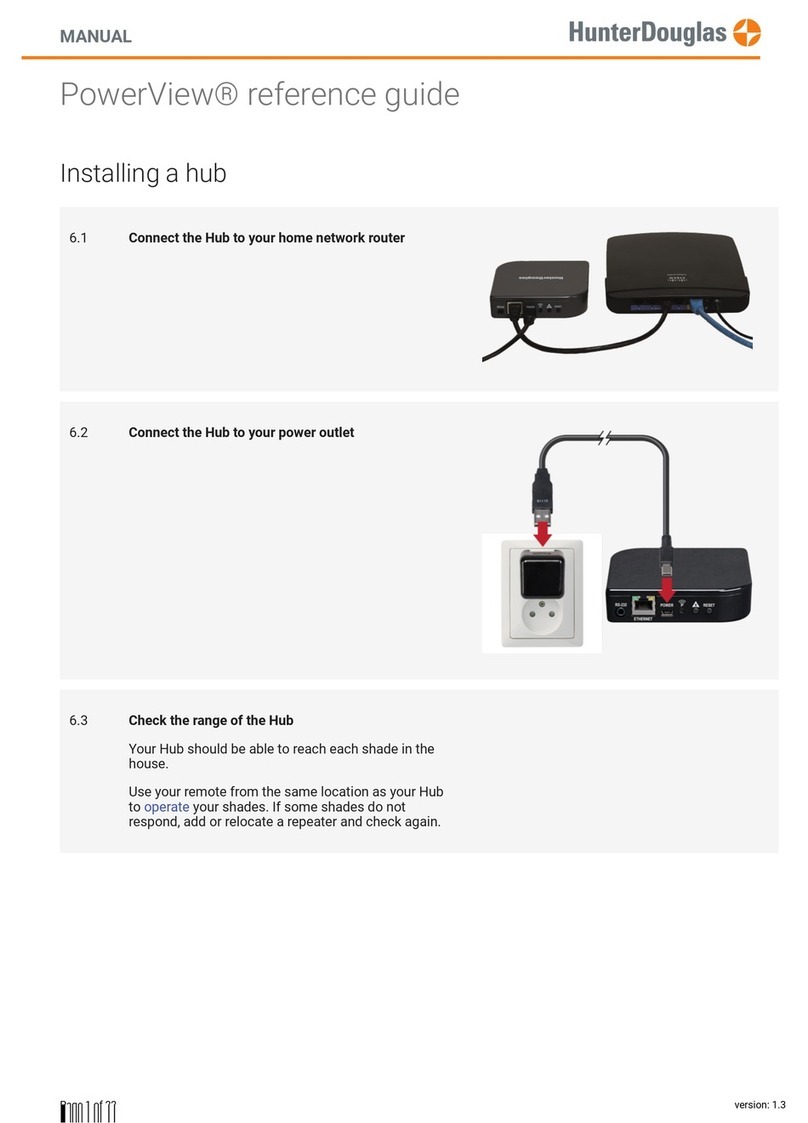 HunterDouglas PowerView reference guide