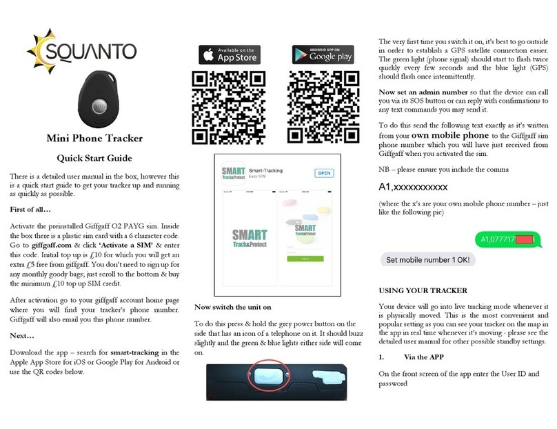 SQUANTO Mini Phone Tracker quick start guide