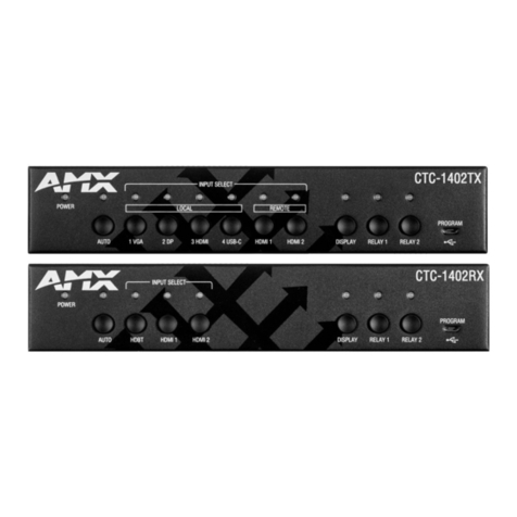 AMX CTC-1402 User manual