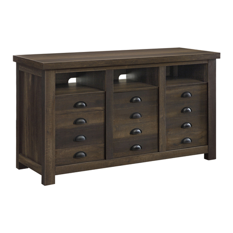 Better Homes and Gardens Modern Farmhouse Console User manual
