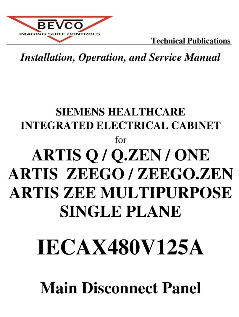 Bevco IECAX480V125A Installation, operation and service manual