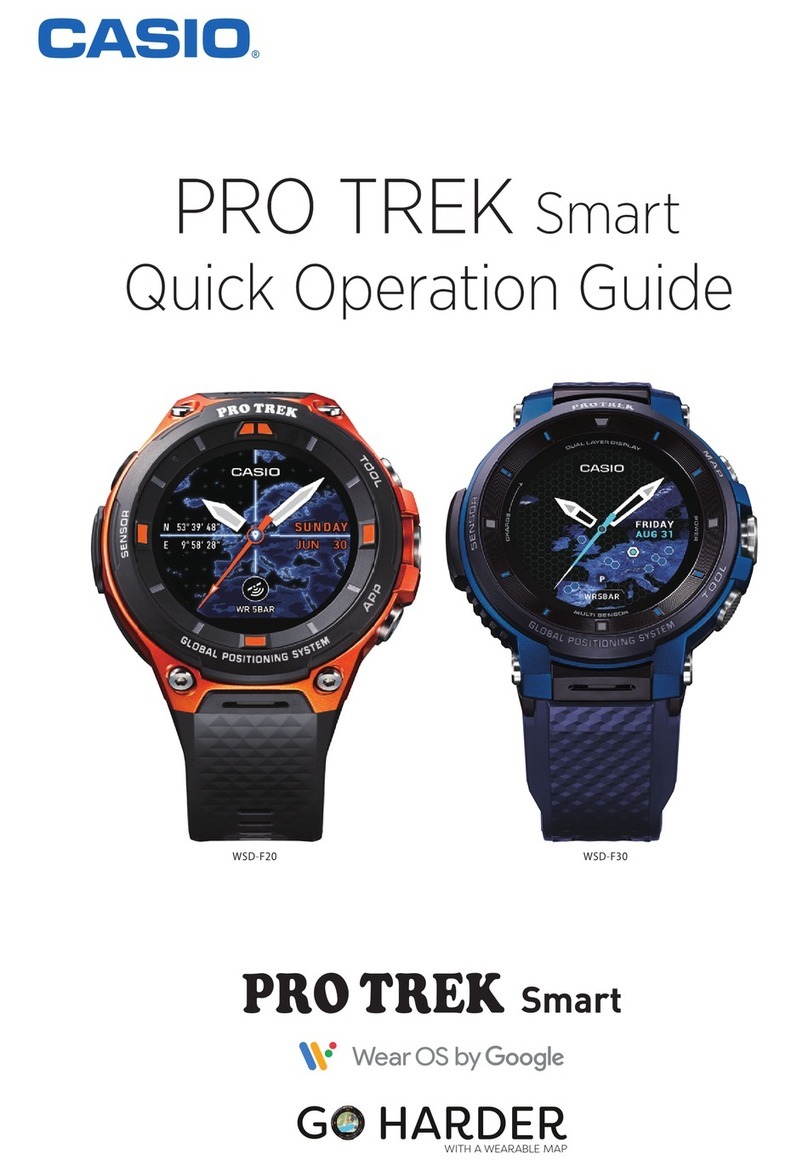 Casio PRO TREK Smart User guide