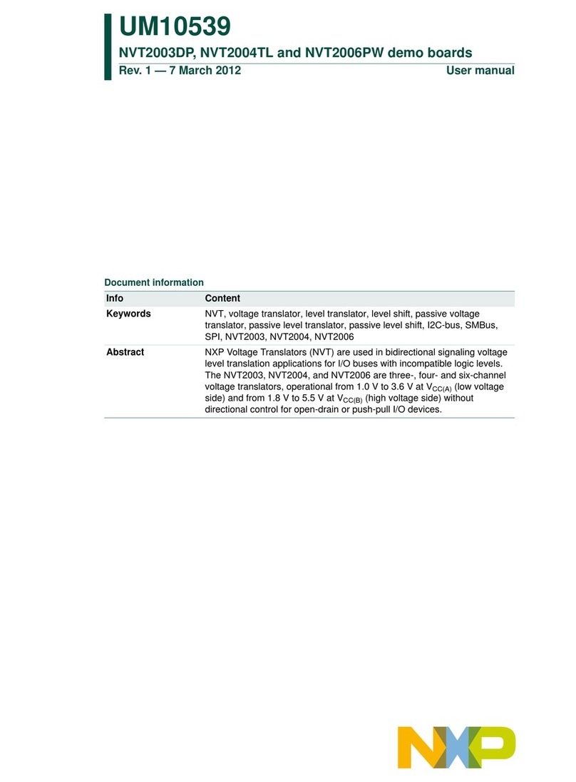 NXP Semiconductors NVT2003DP user manual