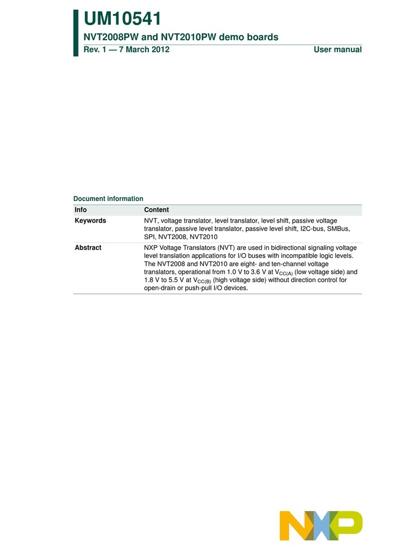 NXP Semiconductors NVT2008PW user manual