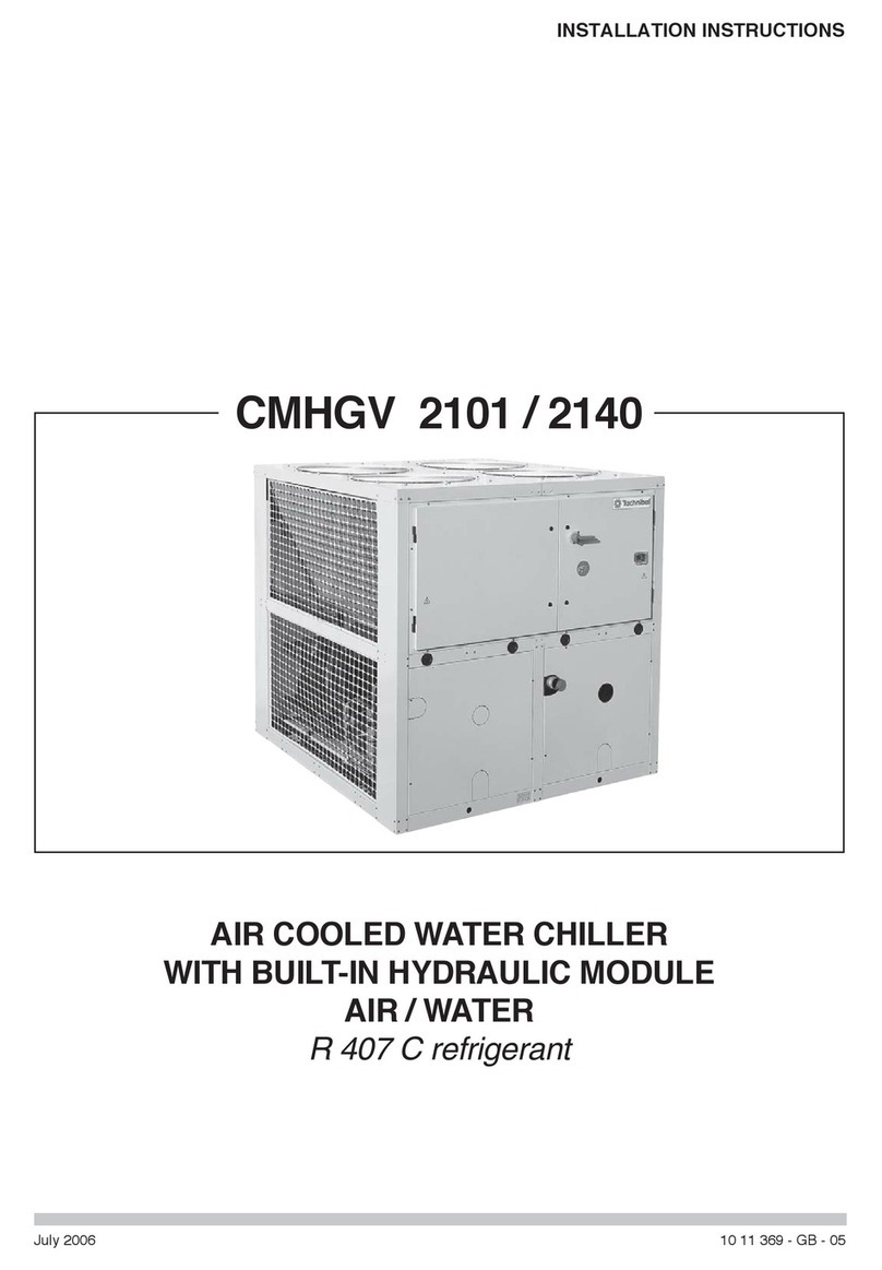 Technibel CMHGV 2101 installation instructions