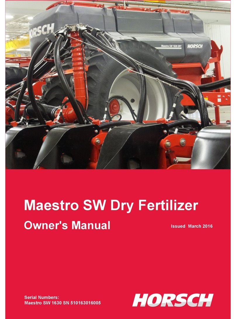 horsch Maestro SW Series User manual