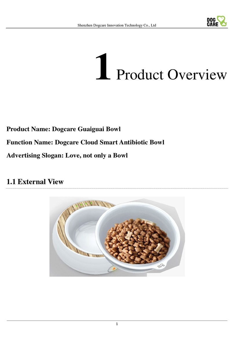 Dog Care Dogcare Guaiguai Bowl user manual