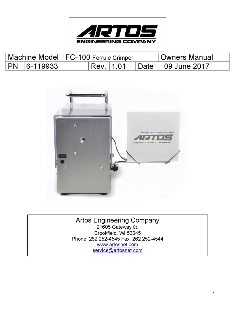 Artos FC-100 User manual
