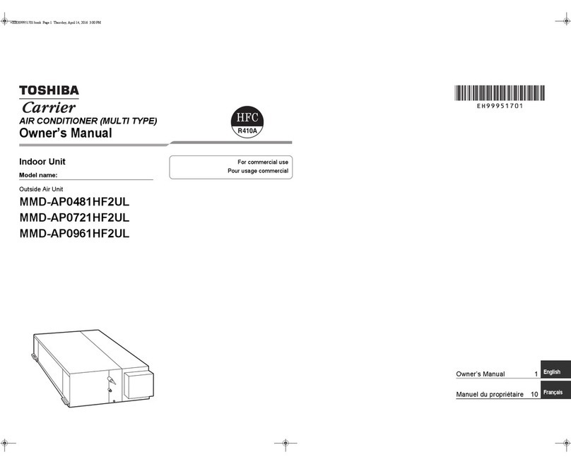 Toshiba MMD-AP0481HF2UL owner's manual