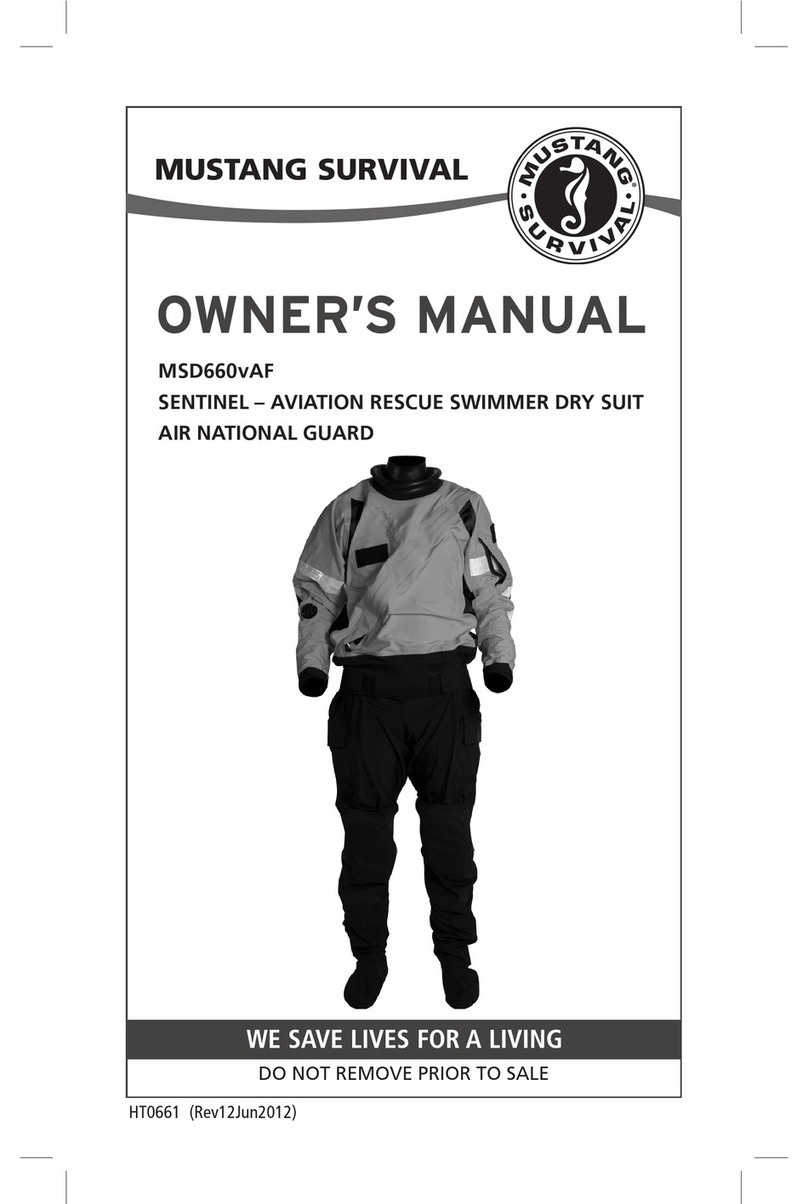 Mustang Survival MSD660vAF owner's manual