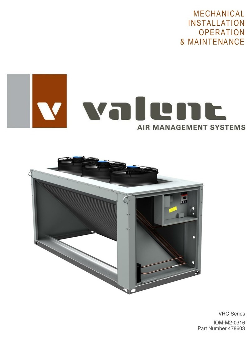 valent VRC Series Installation, operation & maintenance instructions valent VRC Series Installation, operation & maintenance instructions