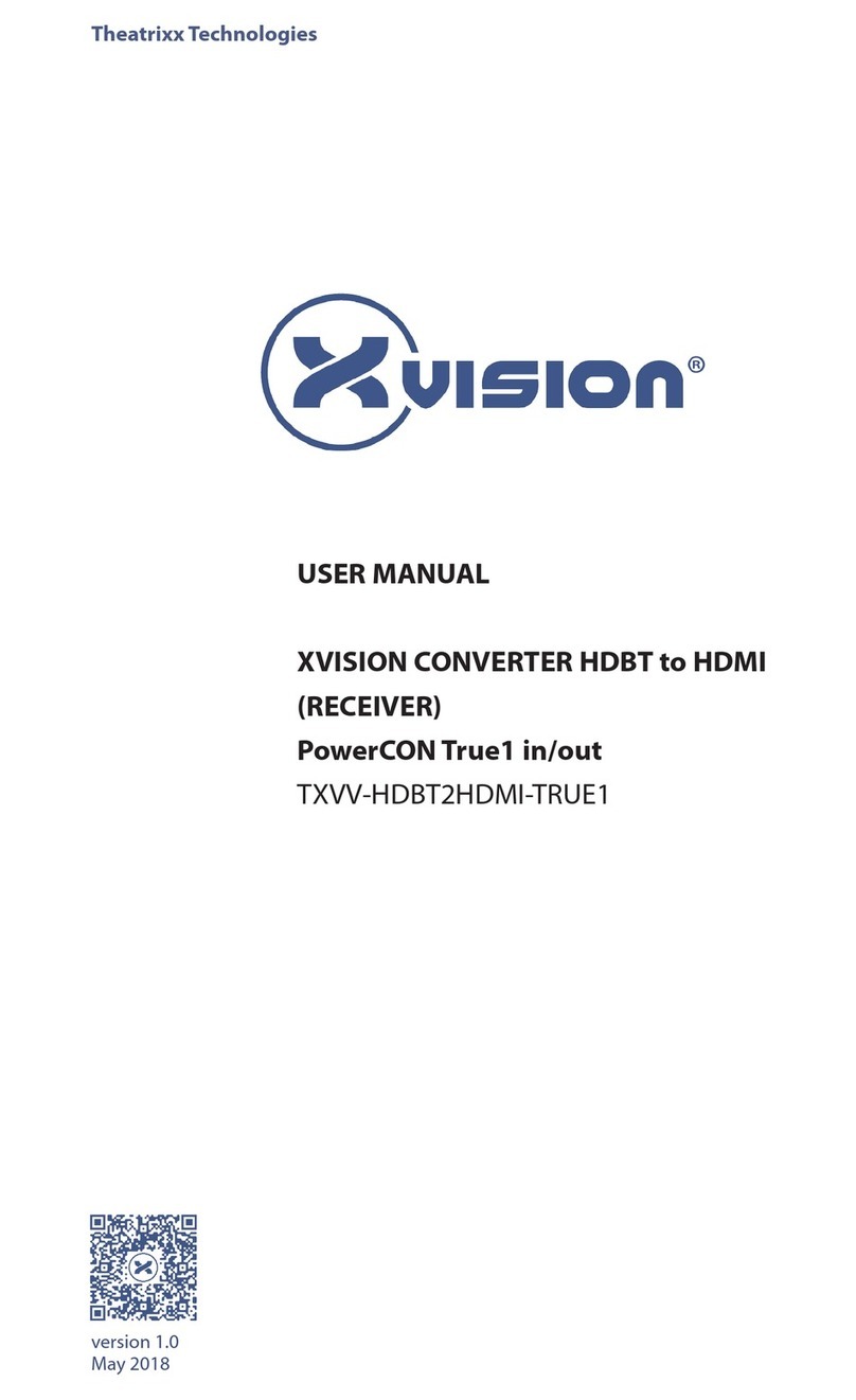 X-Vision TXVV-HDBT2HDMI-TRUE1 user manual X-Vision TXVV-HDBT2HDMI-TRUE1 user manual