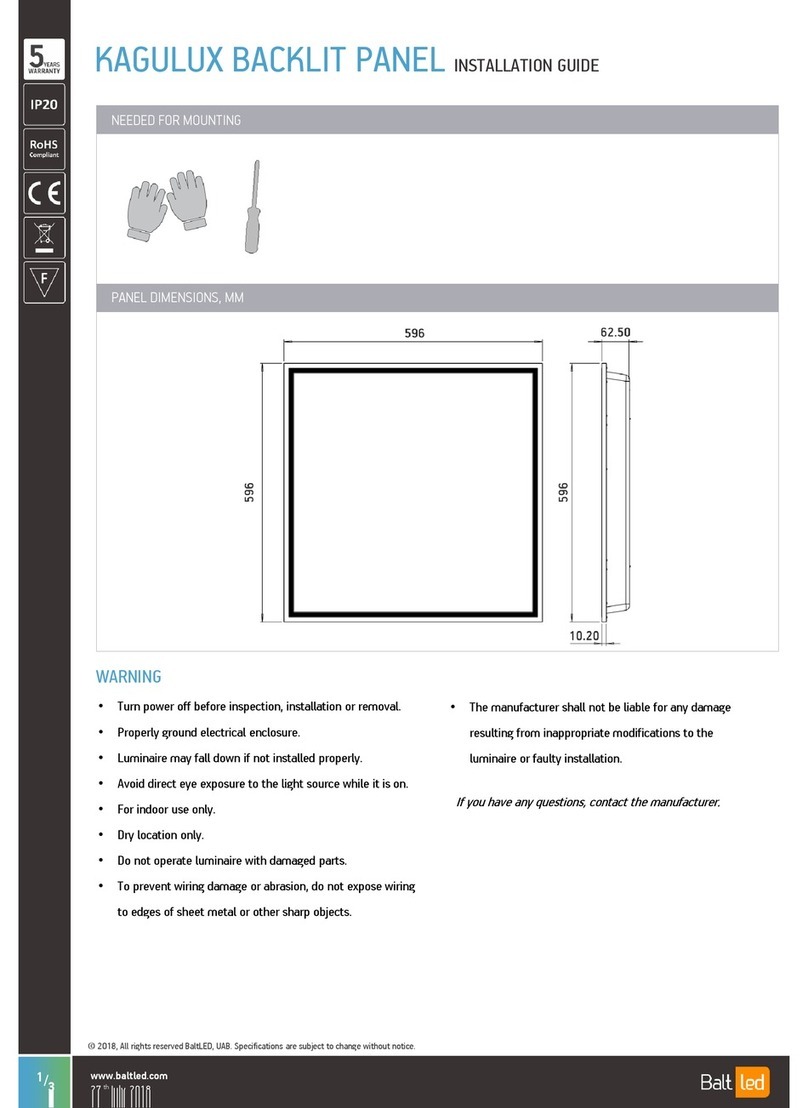 BaltLED KAGULUX installation guide BaltLED KAGULUX installation guide