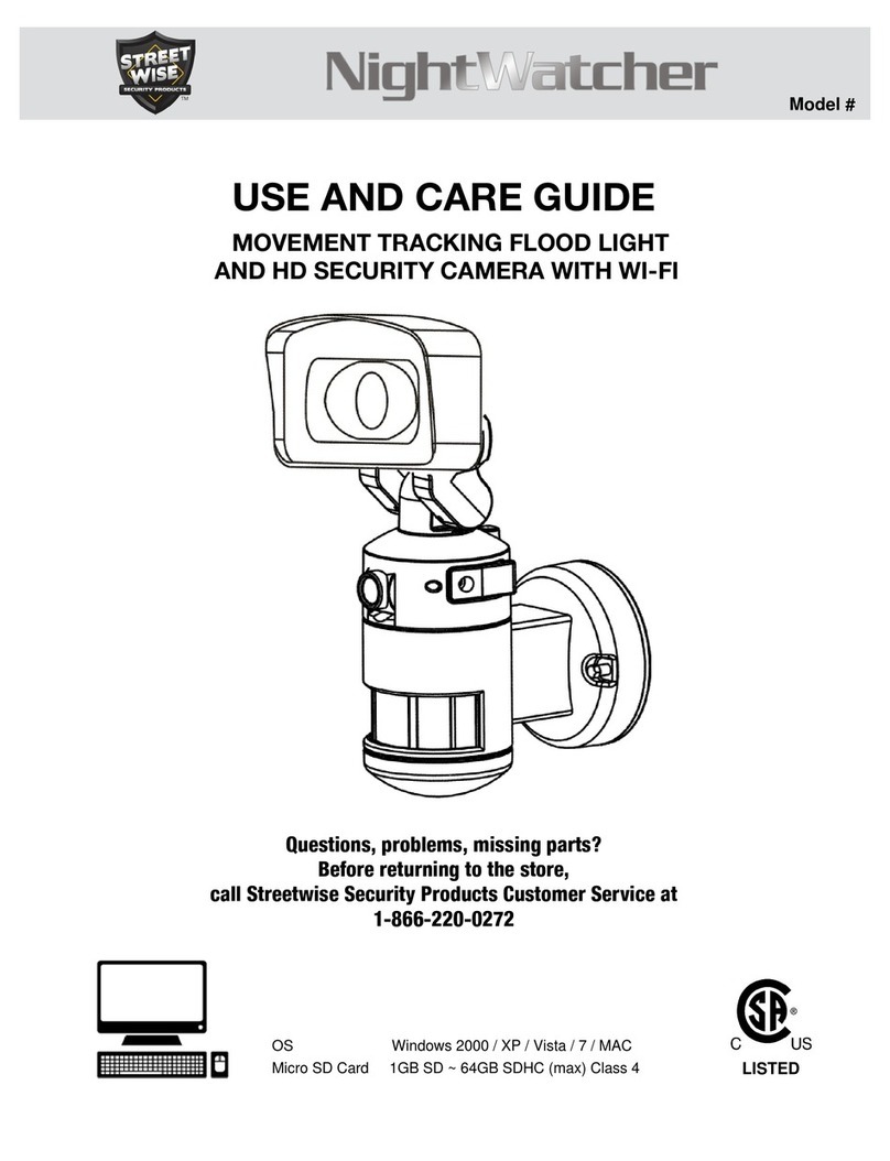 STREET WISE NightWatcher User manual