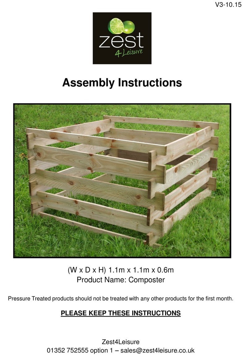 Zest 4 Leisure Composter User manual Zest 4 Leisure Composter User manual