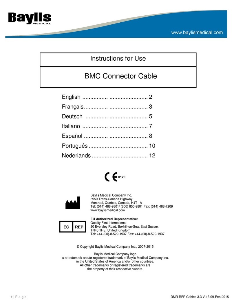 Baylis Medical RFP-101 Instructions for use