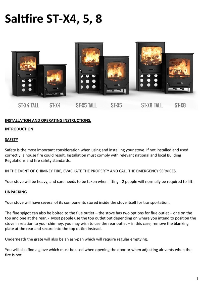 Saltfire ST-X4 Tall operating instructions