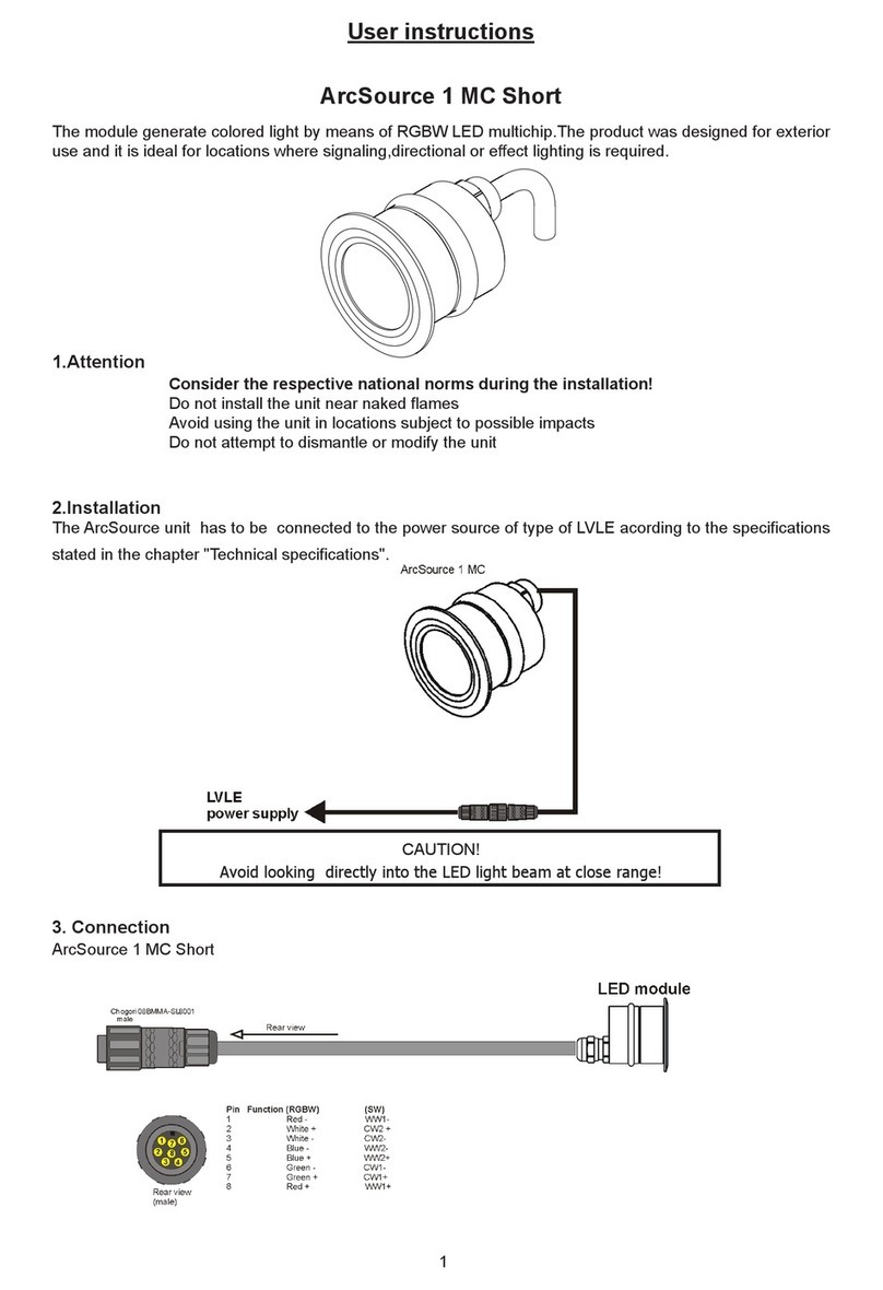 Anolis ArcSource 1 MC Short User instructions