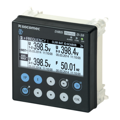 socomec DIRIS Digiware D-50 User manual