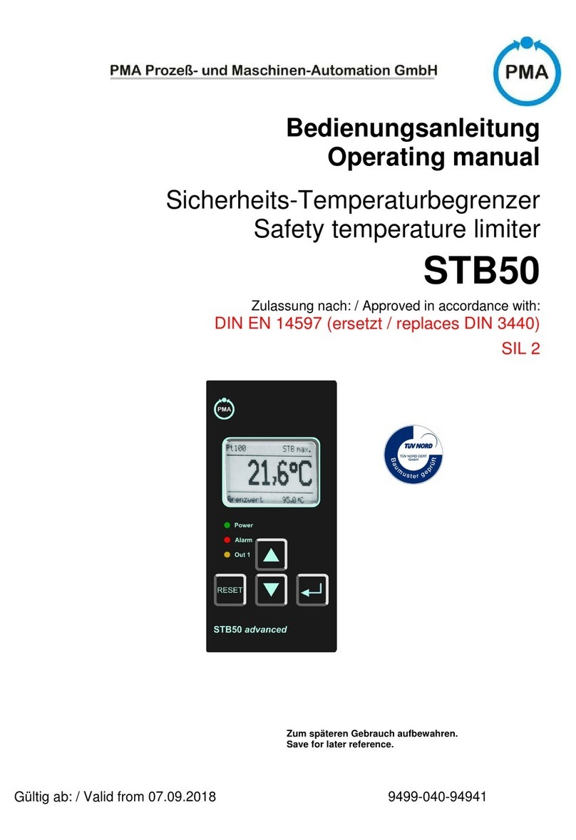 PMA STB50 User manual